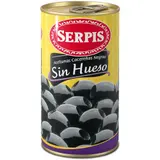 Serpis Olives Noires Dénoyautées Boite 12x150g