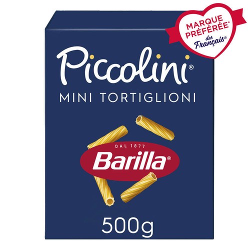 Barilla Pâtes mini tortiglioni piccolini 500g