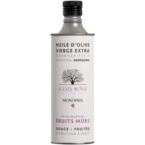 Alexis Munoz pour Monoprix Huile d'Olive Vierge Extra 50cl