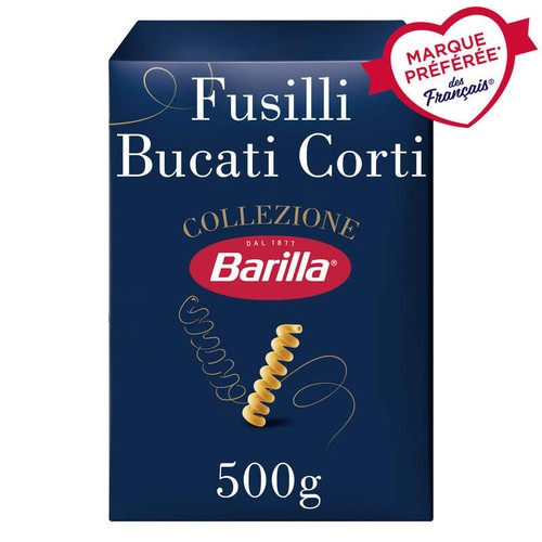 Barilla Pâtes fusilli bucati corti collezione 500g