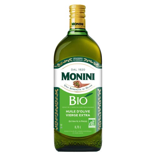Monini Bio Huile d'olive vierge extra 75cl