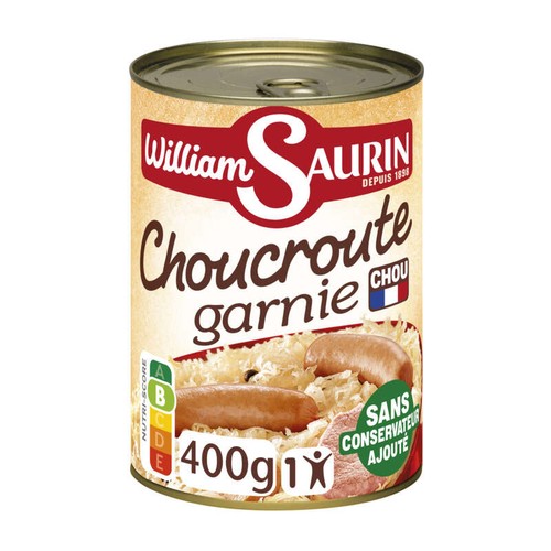 William Saurin Choucroute garnie 400g