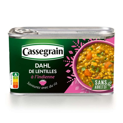 Cassegrain Dahl de lentilles a l'indienne 435g