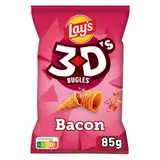 Lay's 3D's Bugles Biscuits Apéritif Goût Bacon 85g