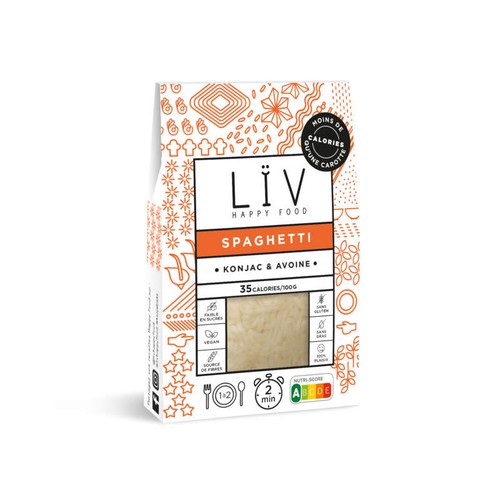 Liv Happy Food spaghetti de konjac & avoine 200g