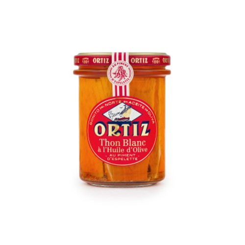 Ortiz Thon Blanc Germon À L'Huile D'Olive Au Piment D'Espelette 150g
