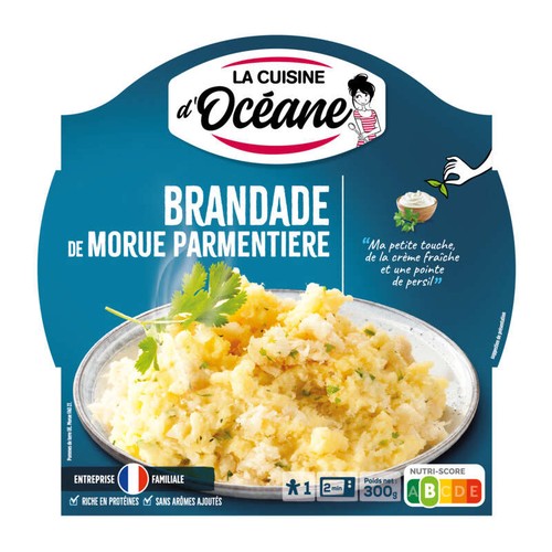 La Cuisine D'Océane Brandade De Morue Parmentière 300g