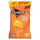 Doritos Chips Tortilla Goût Nacho Cheese 160g +10% Offert