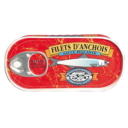 Conserveries Provençales Boite 1/15 Filets D'Anchois En Sauce Piquante 50g