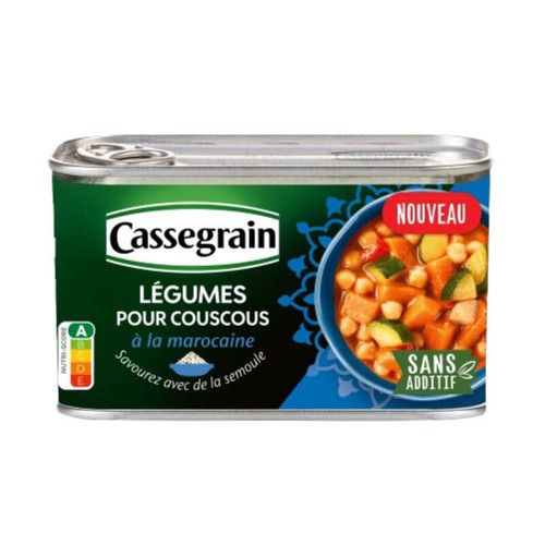 Cassegrain Légumes pour couscous à la Marocaine 375g
