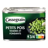 Cassegrain Petits Pois Sélection Tendre et Fondants 495g