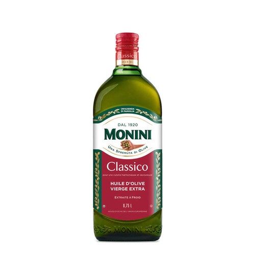 Monini Huile D'Olive Vierge Extra, Extraite À Froid, Classico 75cl