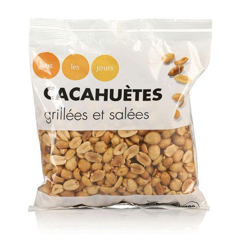 Tous les jours Cacahuètes Grillées et salées 400g