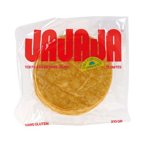 Jajaja Tortillas maïs jaune sans gluten 210g