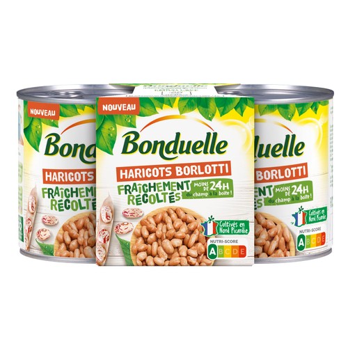 Bonduelle Haricots Borlotti Fraîchement récoltés 2x125g