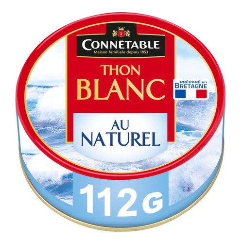 Connétable Thon Blanc Au Naturel 112g