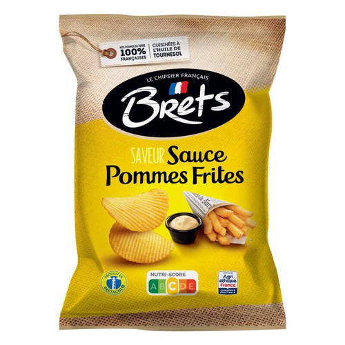 Bret's Chips Saveur sauce Pommes Frite 125g