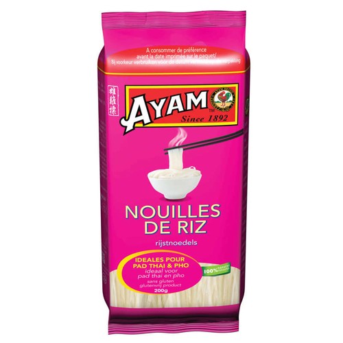 Ayam Nouilles De Riz Idéal Pad Thaï Et Phô 200g