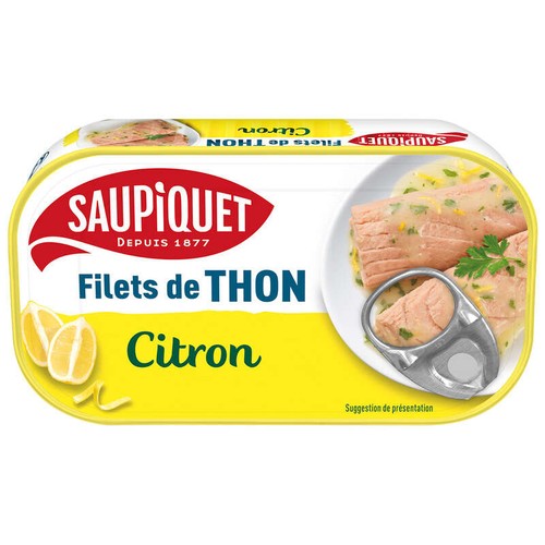 Saupiquet Filets de Thon au Citron 115g