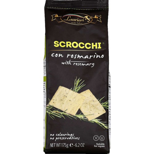 Laurieri Crackers Scrocchi Romarin 175g