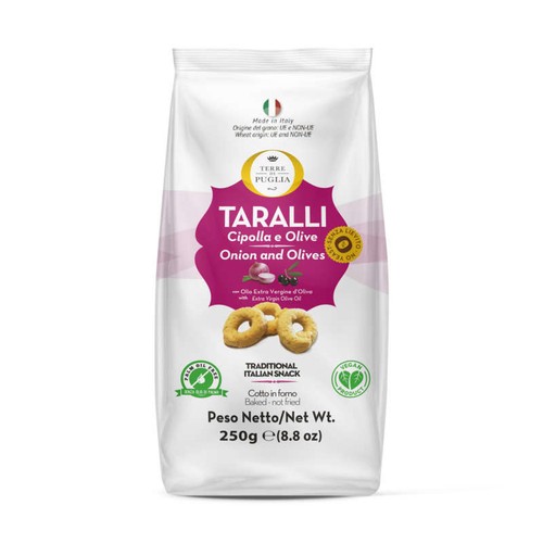 Taralli Oignons et olives 250g