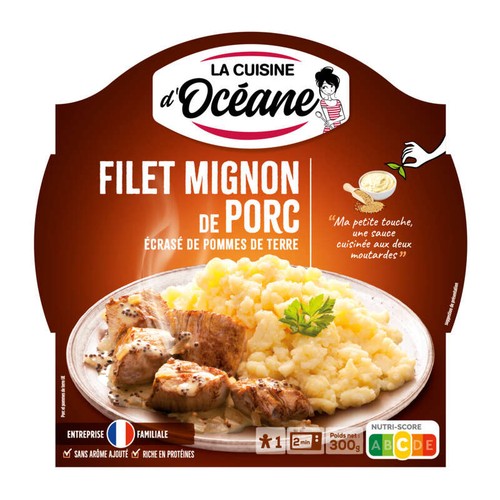 La Cuisine d'Océane Filet Mignon de Porc et écrasé de pomme de terre 300g
