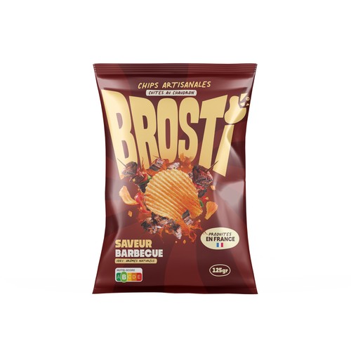 Brosti chips artisanales barbecue 125g