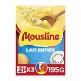 Mousline Purée au Lait Entier 3x65g