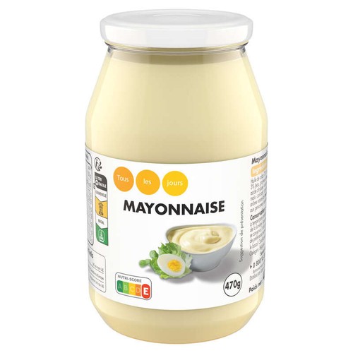 Tous les jours Mayonnaise 475g