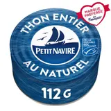 Petit Navire Thon Entier Au Naturel Albacore 112g