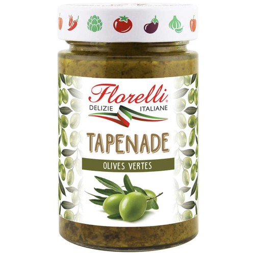 Florelli Tapenade d'Olives Vertes 190g