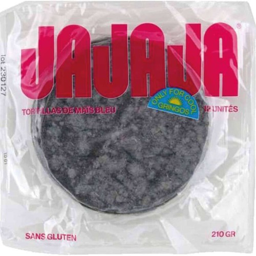 Jajaja Tortillas de maïs bleu sans gluten 210g
