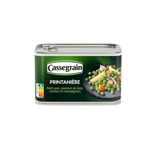 Cassegrain Printanière Petits Pois/Pommes De Terre/Carottes/Champignons 265g