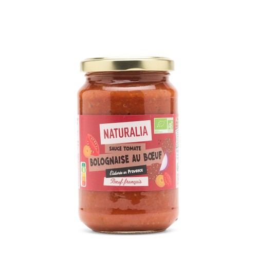 Naturalia Sauce Tomate Bolognaise au Bœuf 350g