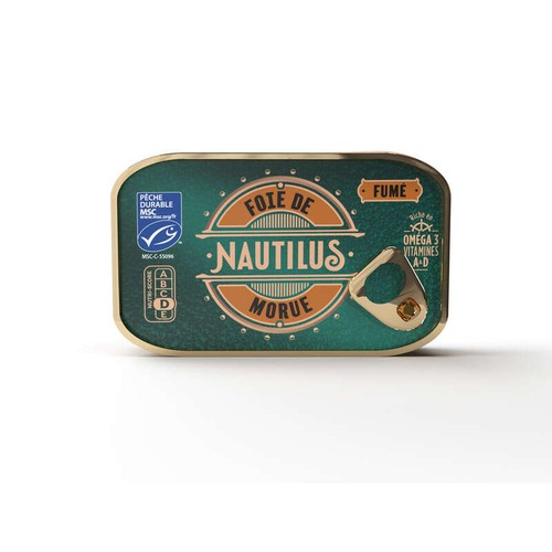 Nautilus Foie de Morue fumé msc 120g