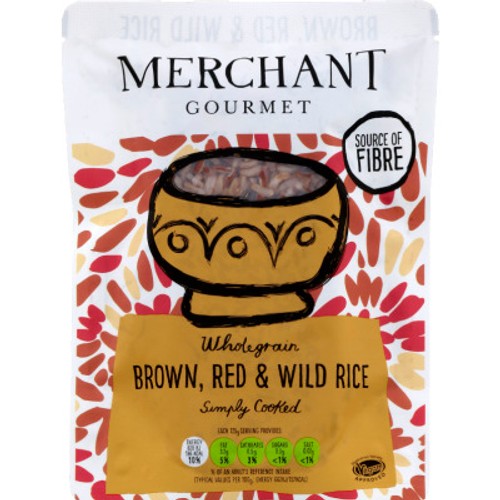 Merchant Gourmet Riz Brun, Rouge & Sauvage 250g