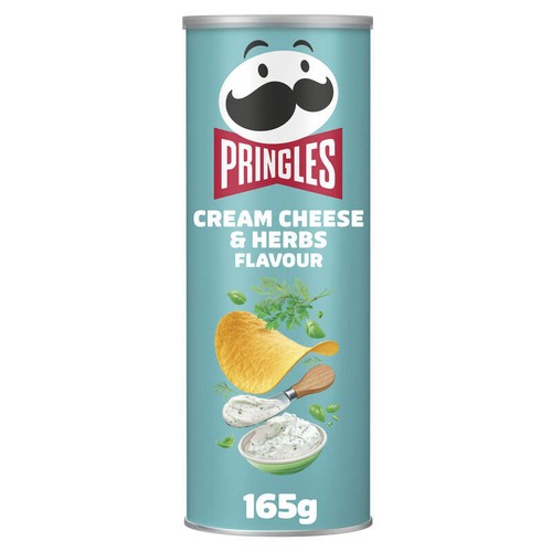 Pringles  Chips Tuiles Cream Cheese & Herb 165g