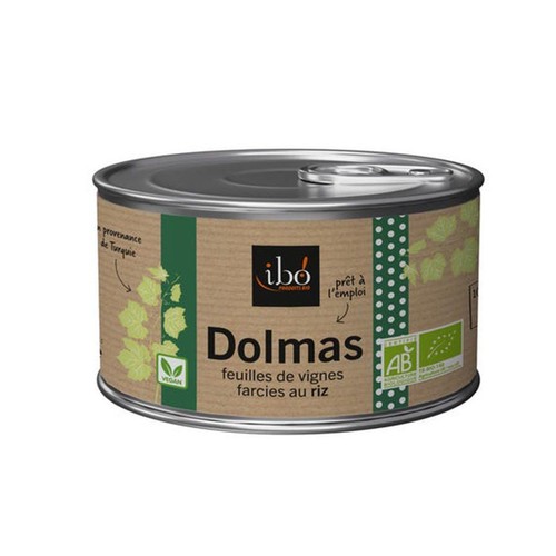 Ibo Dolmas Feuilles de vignes farcies au Riz 280g