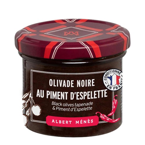 Albert Ménès Olivade Noire Au Piment D'Espelette 100g