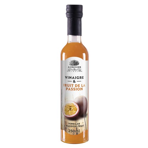 A L'Olivier Préparation À Base De Vinaigre Et De Pulpe De Fruit De La Passion 25Cl