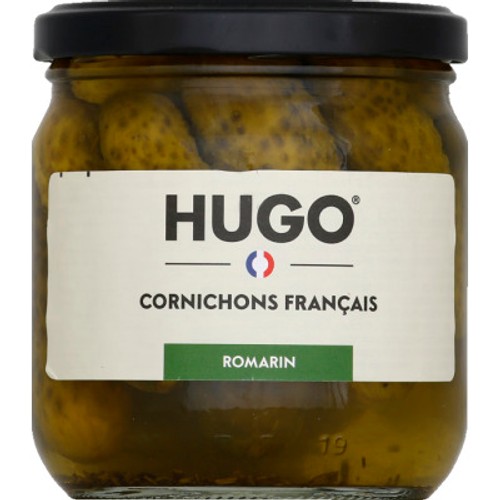 Hugo Cornichons Français Romarin 390g