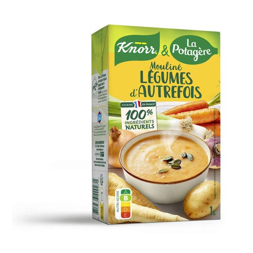 Knorr Soupe Liquide Mouliné aux Légumes d'Autrefois 1L