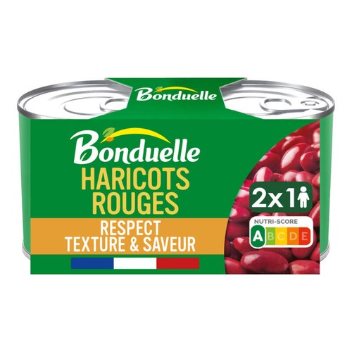 Bonduelle Haricots rouges Fraîchement récoltés 2x125g