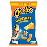 Cheetos L'Original Biscuits Apéritifs Soufflés Goût Fromage 80g + 10% Offert