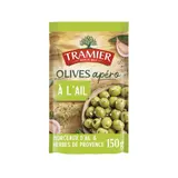 Tramier Olives apéro à l'ail sachet 150g