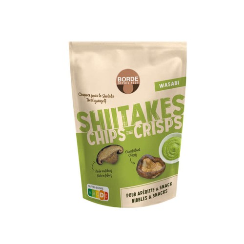 Borde Chips shiitakes wasabi 50g