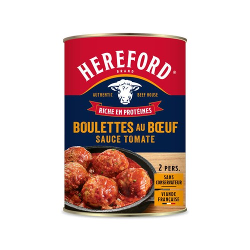 Hereford Boulette de bœuf sauce tomate 400g