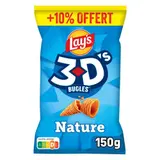 Lay's 3D's Biscuits Apéritifs Nature 150g + 10% Offert