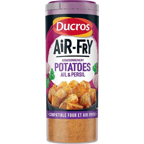 Ducros Airfryer Assaisonnement potatoes ail & persil 140g