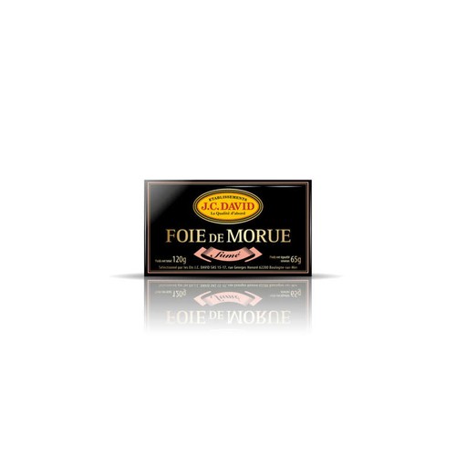 J.C. David Foie de morue fumé 120g